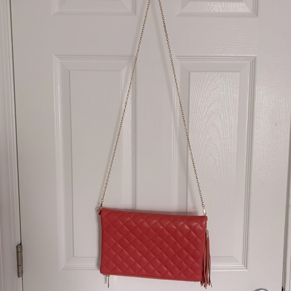 Quilted Faux Leather Purse - Barbiecore Pink! - Picture 4 of 7